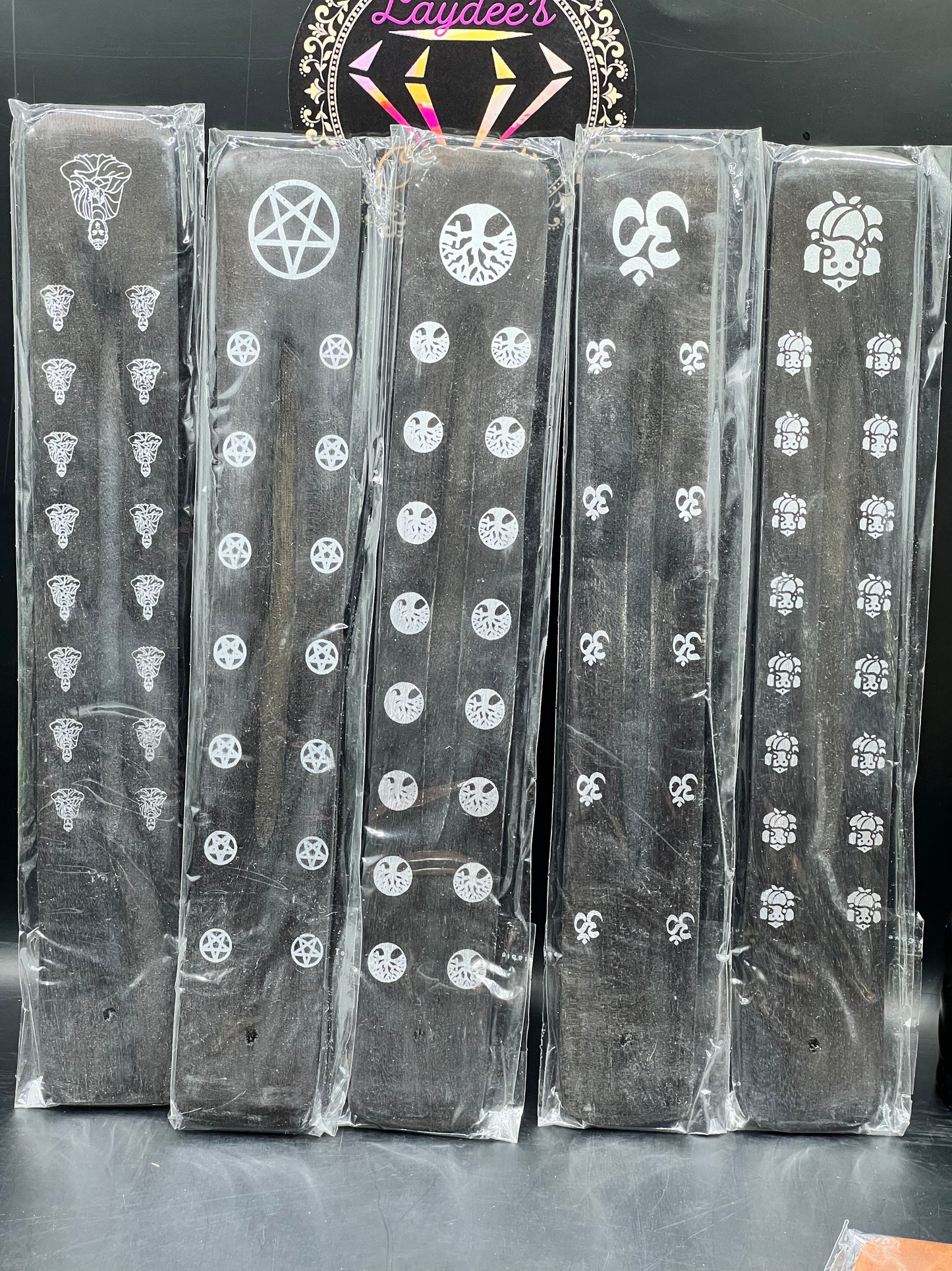 WOODEN INCENSE HOLDERS