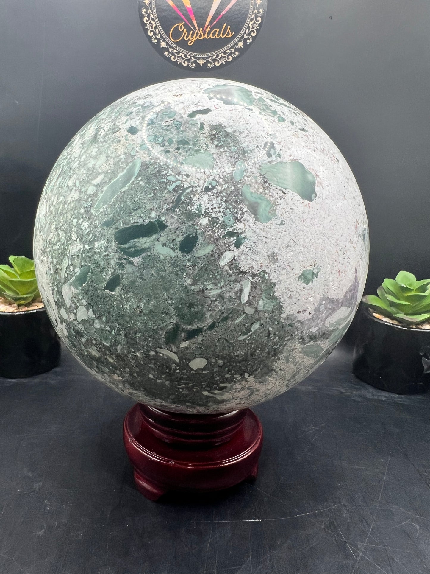 3.7KG OCEAN JASPER SPHERE RAFFLE TICKETS