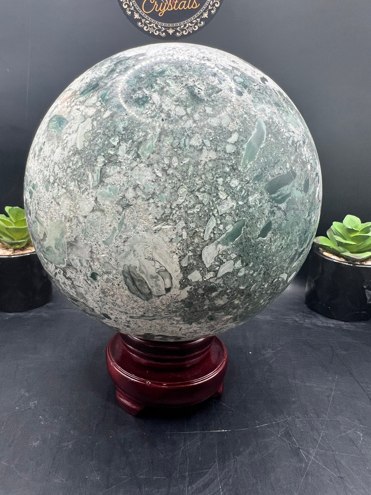 3.7KG OCEAN JASPER SPHERE RAFFLE TICKETS