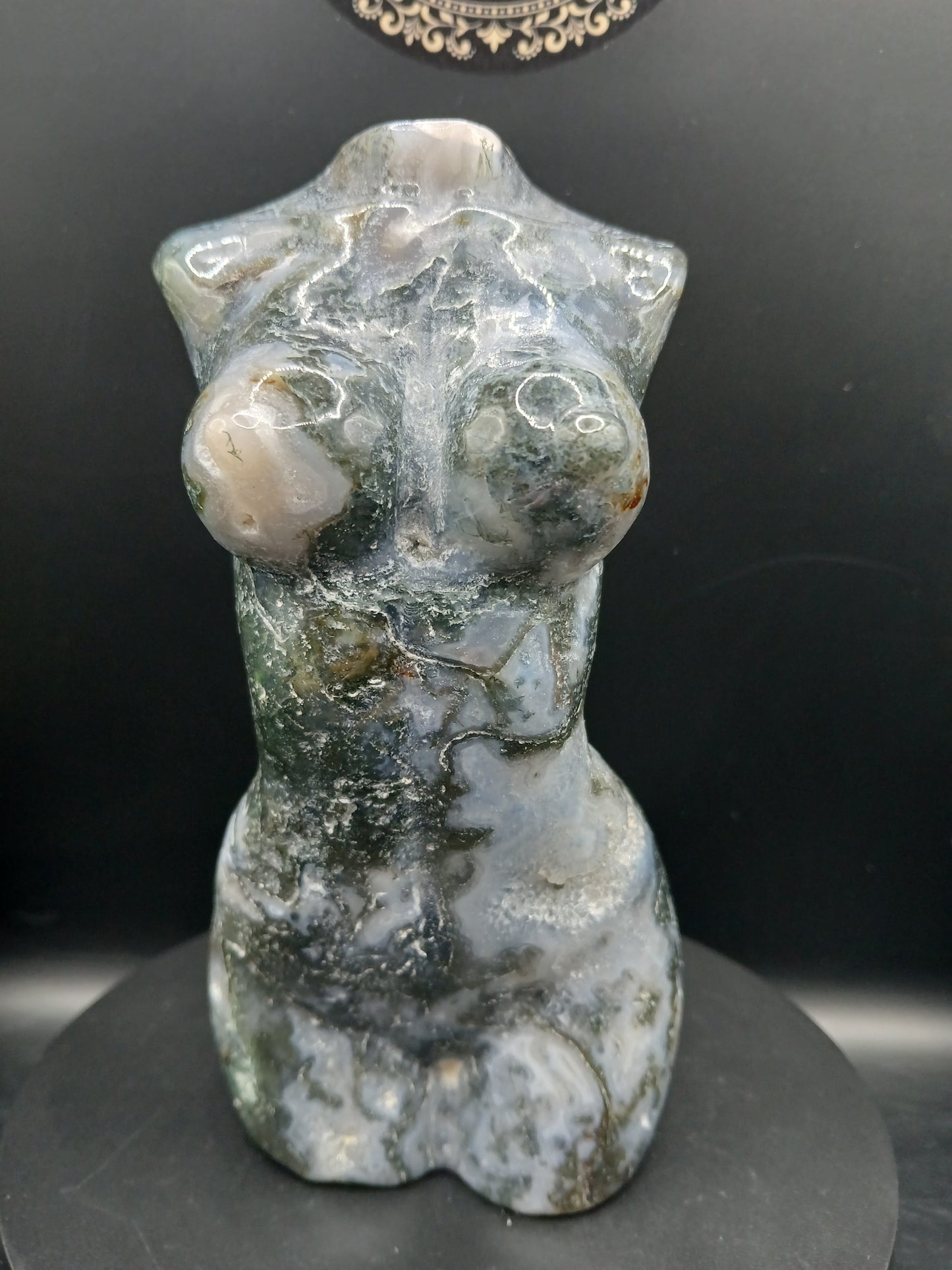 LARGE MOSS AGATE LADYBODIES