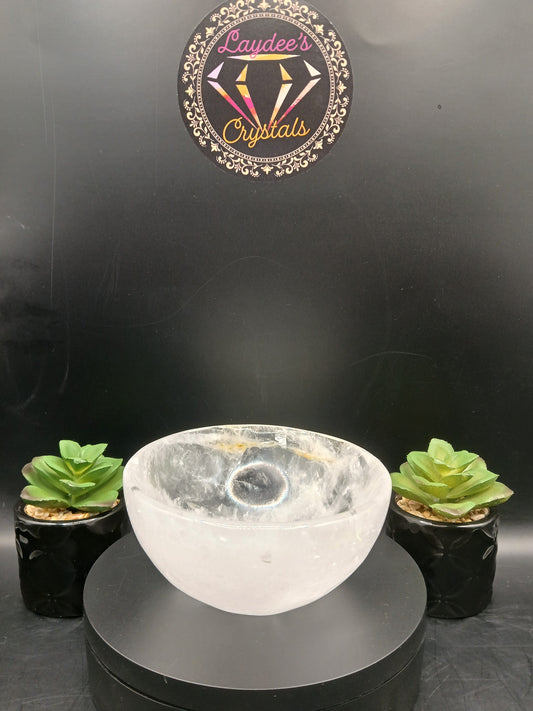 CLEAR QUARTZ BOWL