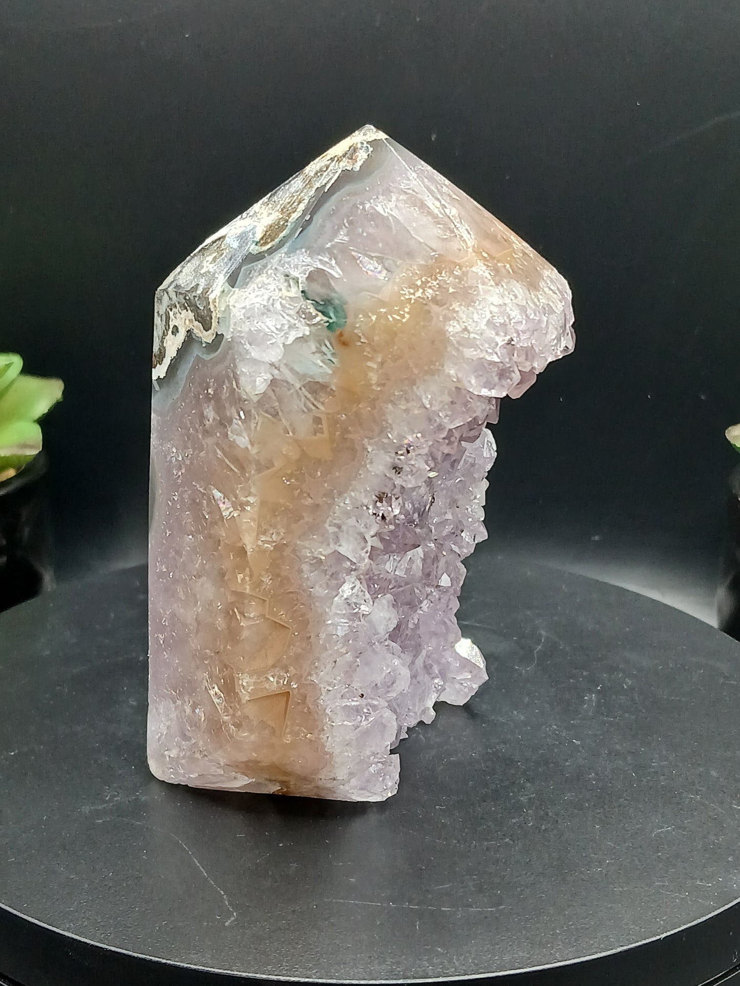 AMETHYST AGATE DRUZY CHUNKY TOWERS