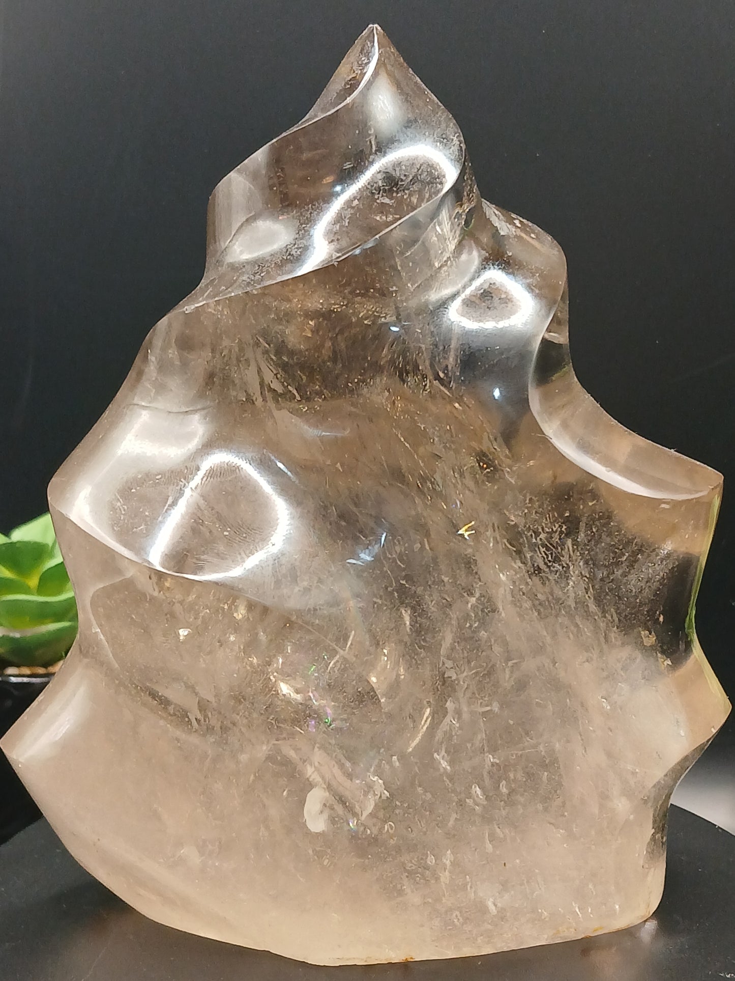 LARGE SMOKY QUARTZ FLAME