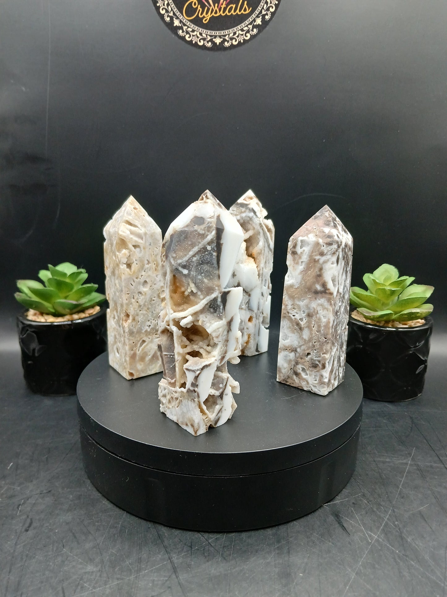 DRUZY SPHALERITE TOWERS