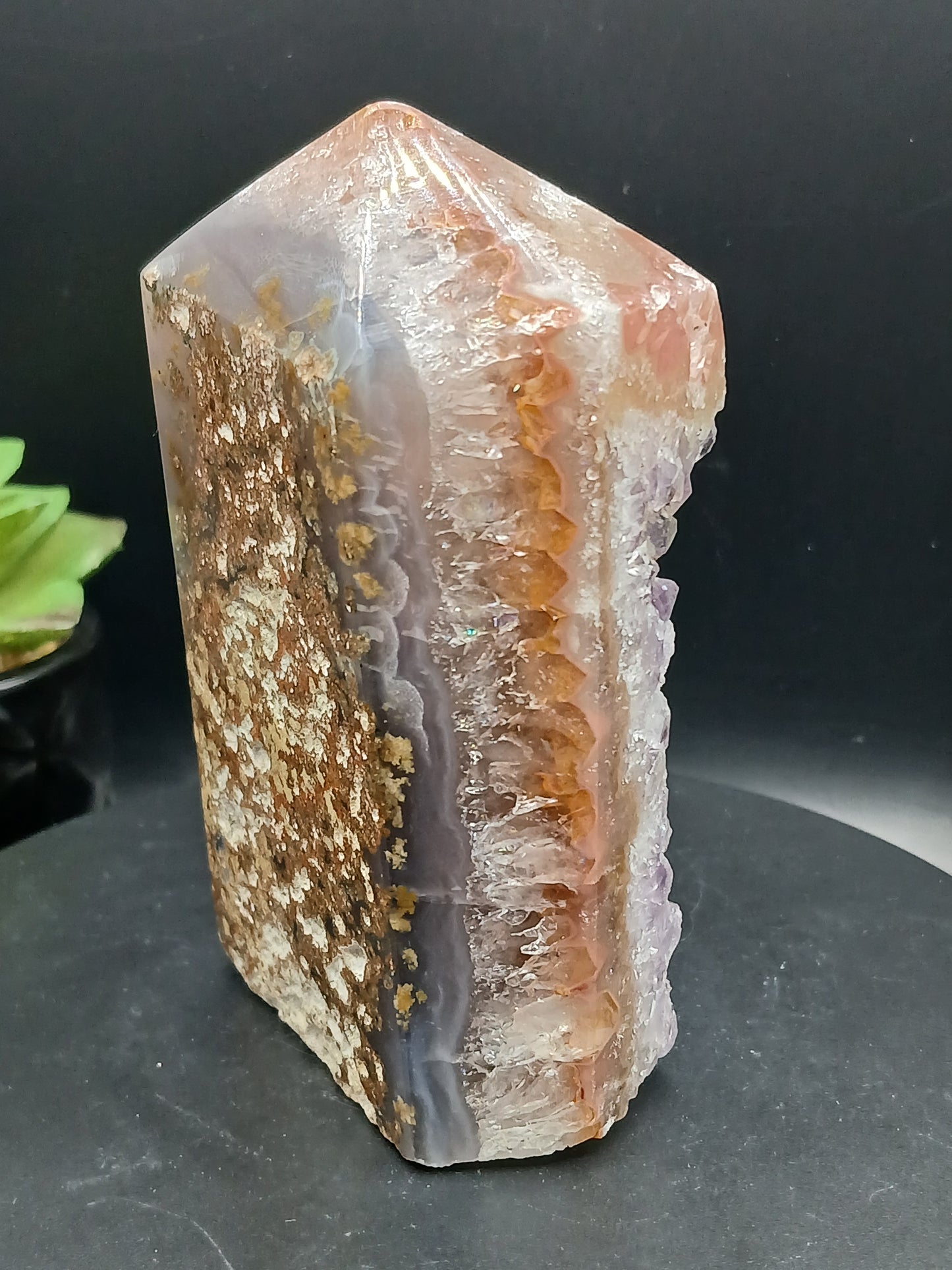 AMETHYST AGATE DRUZY CHUNKY TOWERS