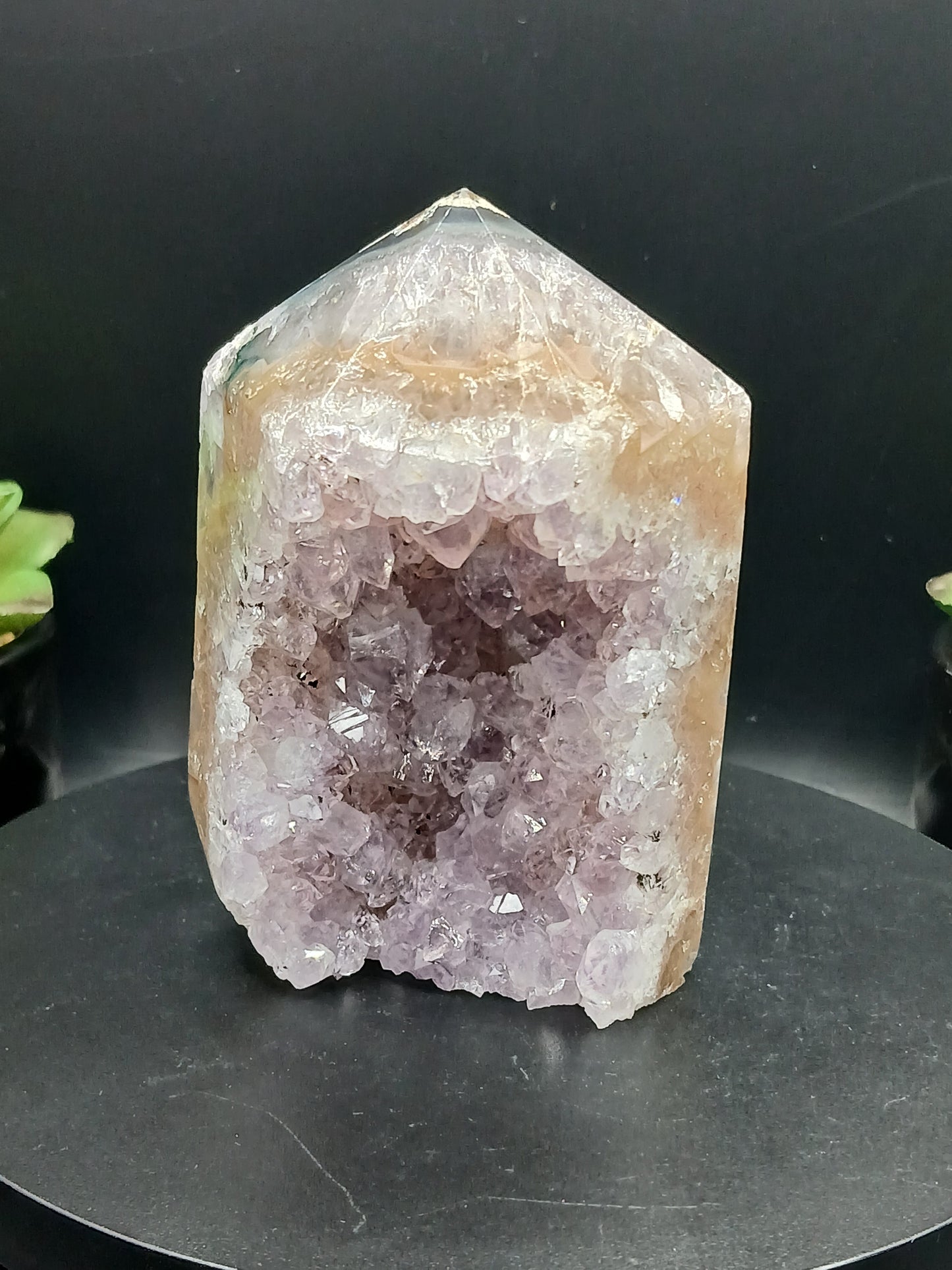 AMETHYST AGATE DRUZY CHUNKY TOWERS
