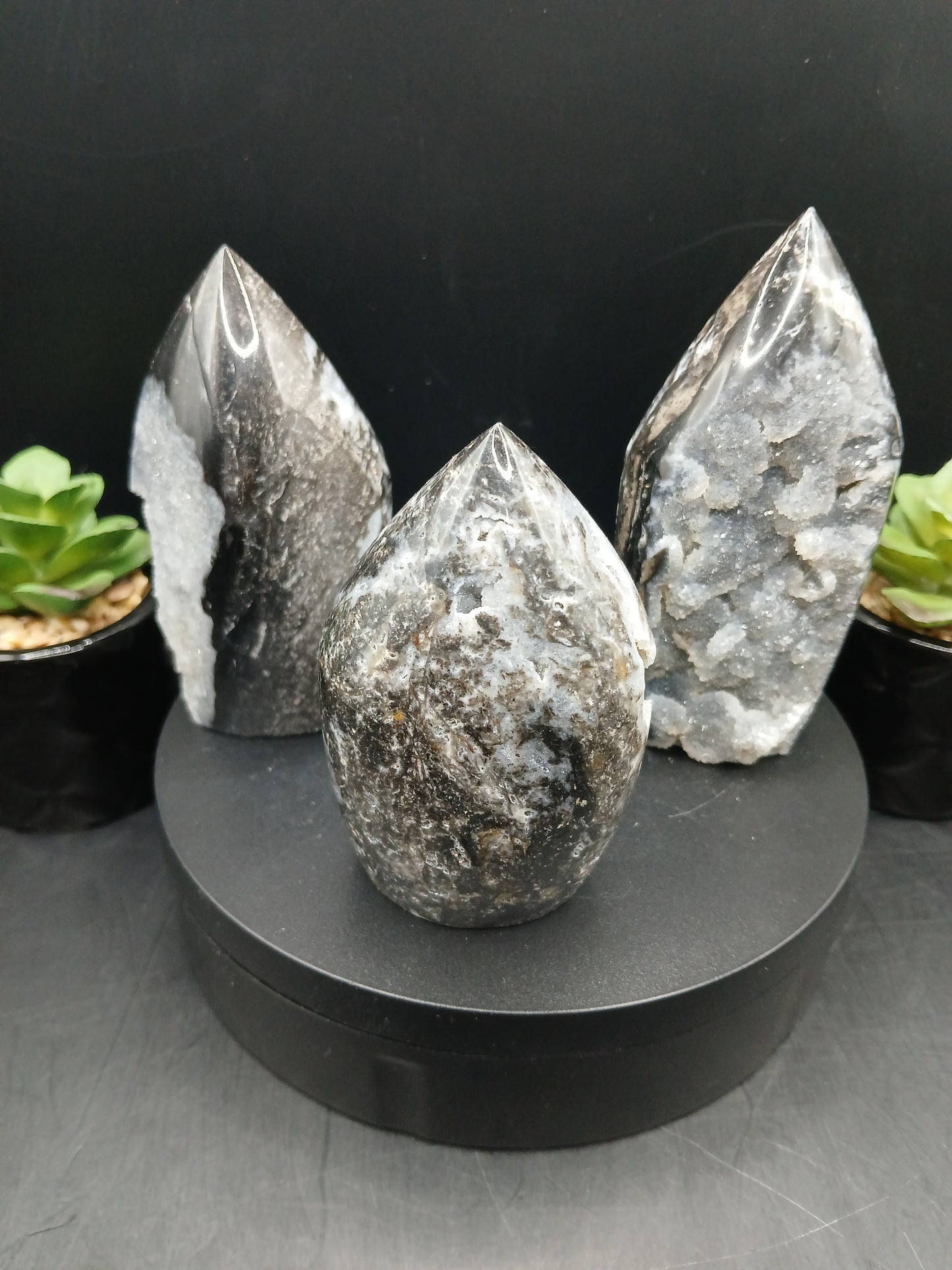 DRUZY SPHALERITE FREEFORMS