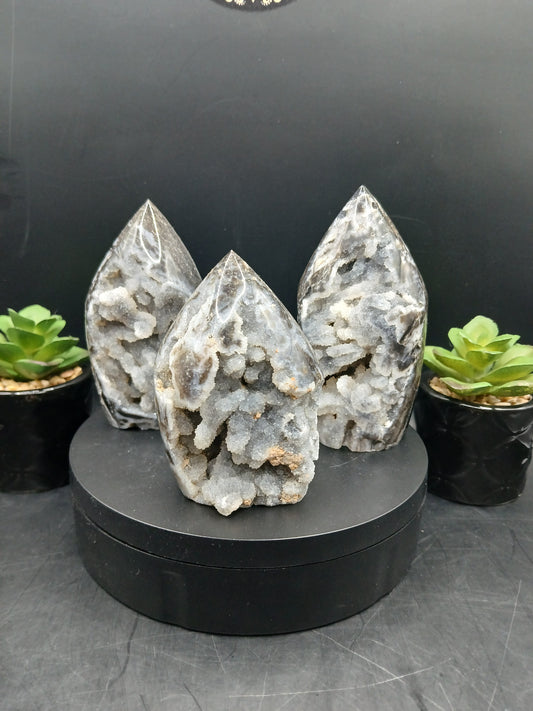 DRUZY SPHALERITE FREEFORMS