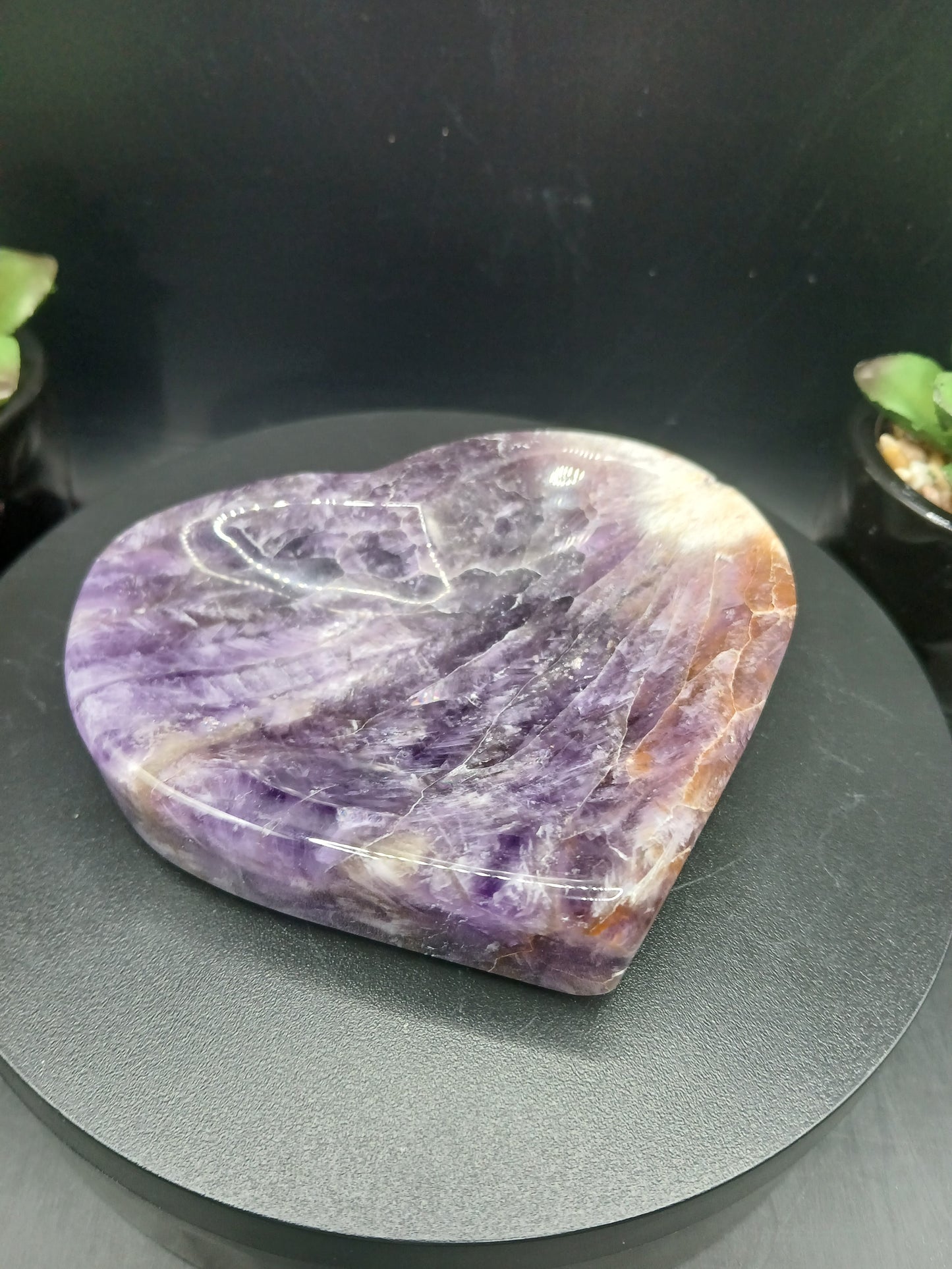 AMETHYST HEART BOWL