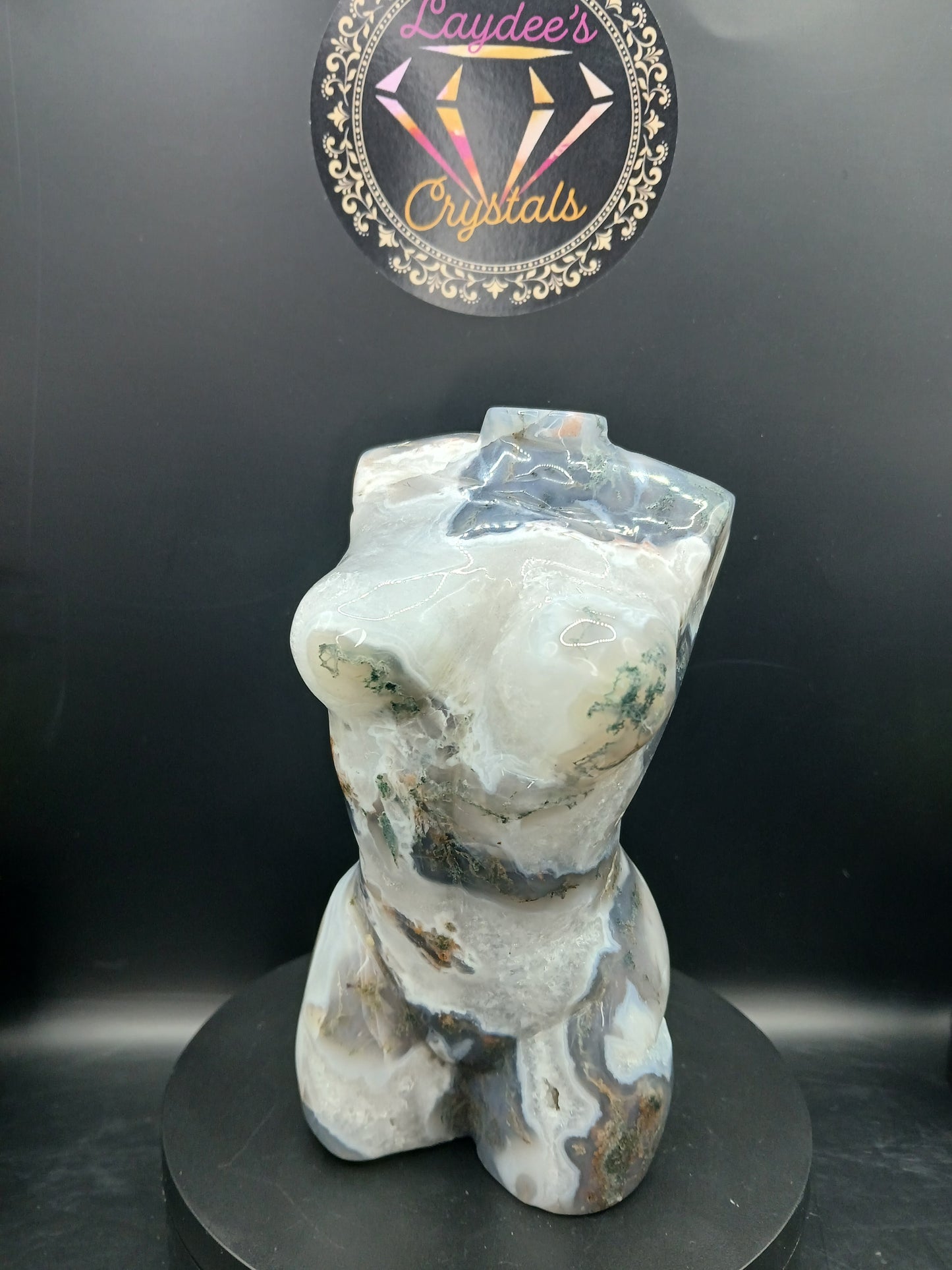 LARGE MOSS AGATE LADYBODIES