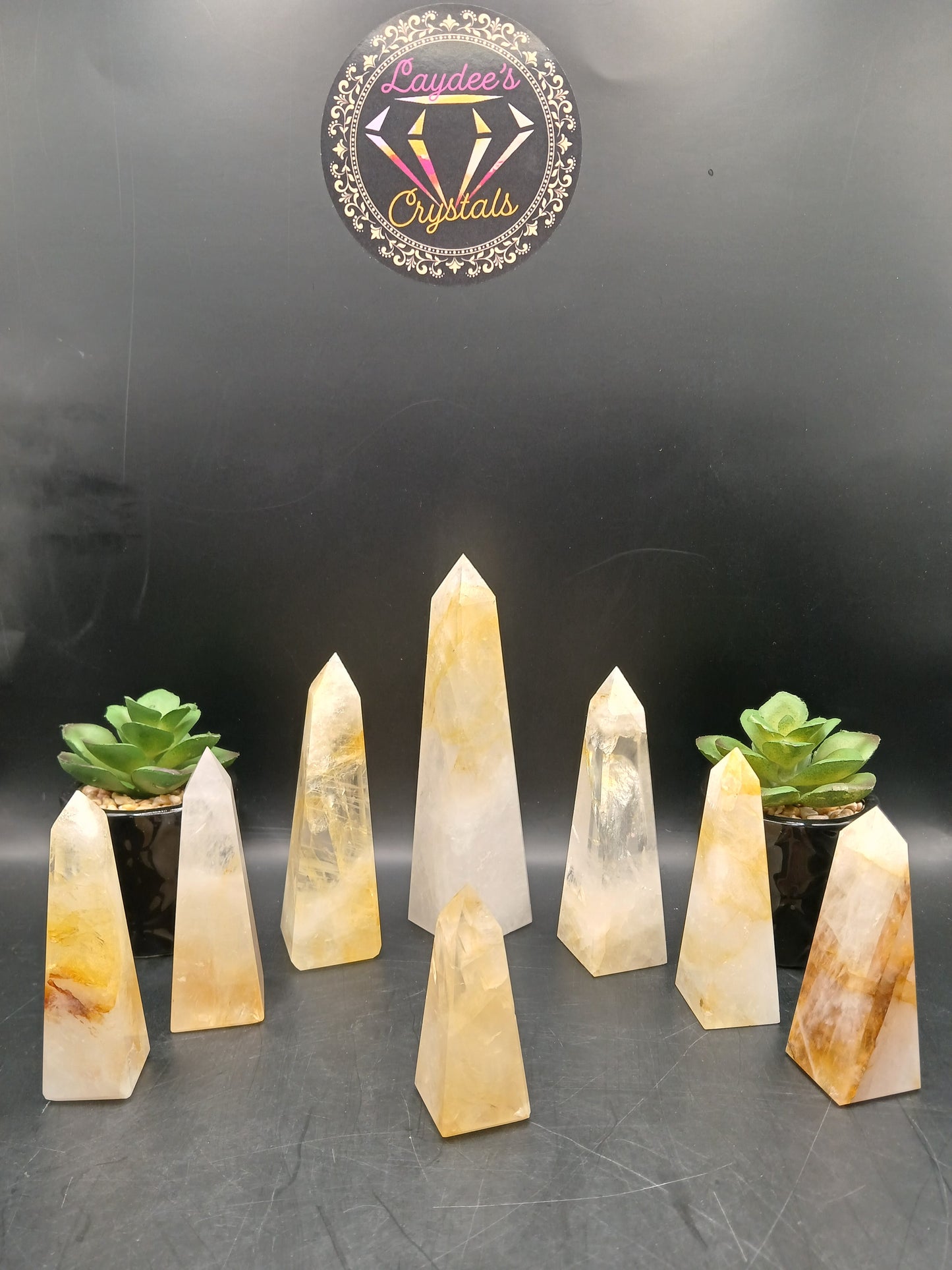 BRAZILIAN GOLDEN HEALER OBELISK TOWERS