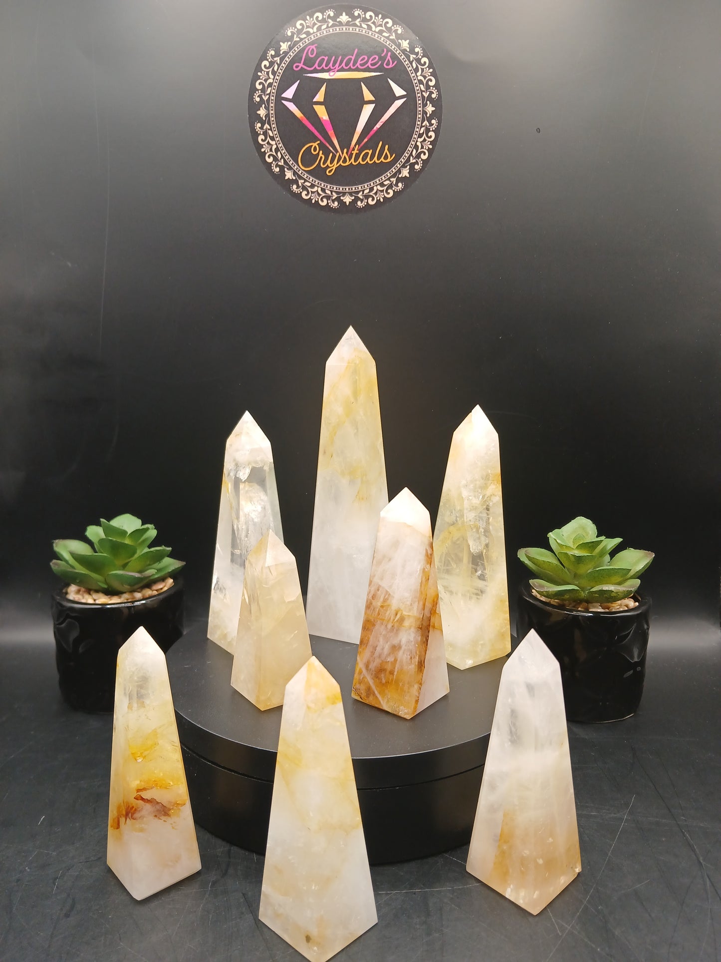 BRAZILIAN GOLDEN HEALER OBELISK TOWERS