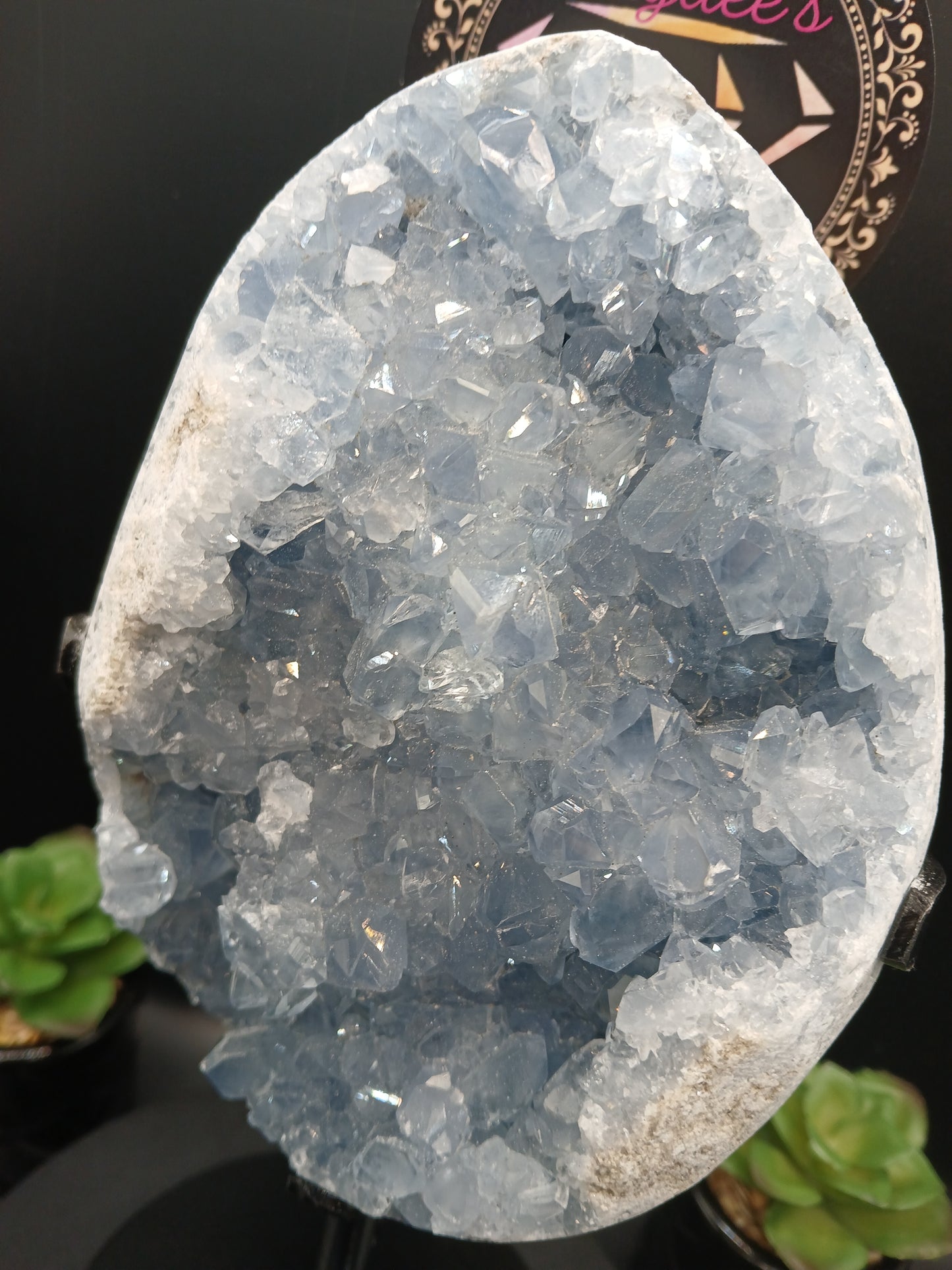 CELESTITE STATEMENT PIECE