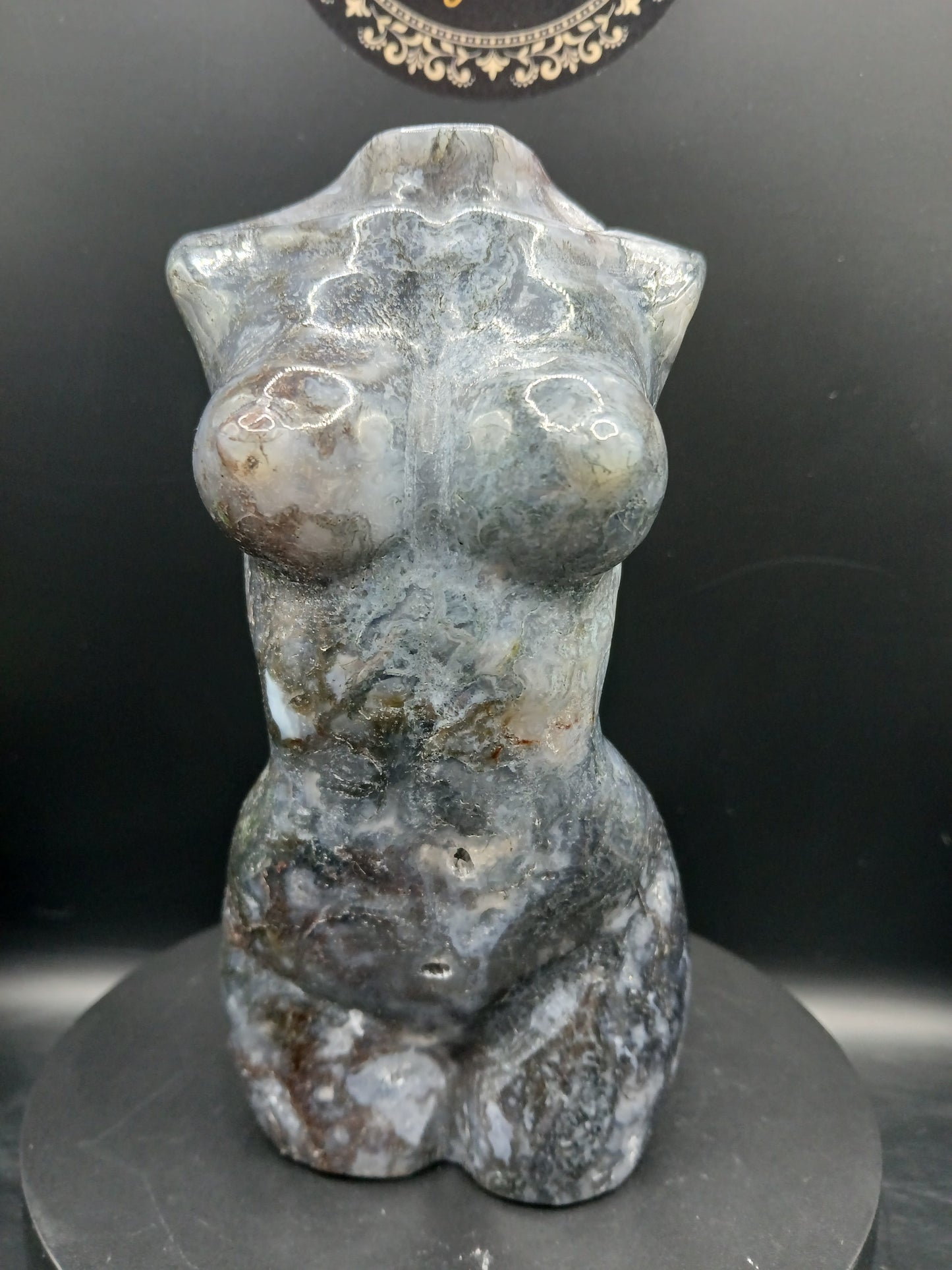 LARGE MOSS AGATE LADYBODIES